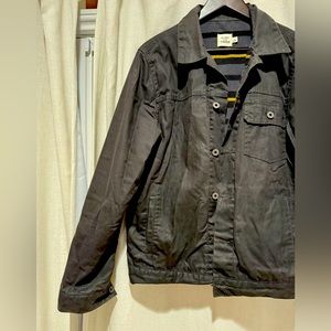 Flint and Tindet waxed trucker jacket